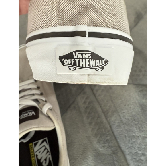 Vans Men's Atwood Deluxe Sneakers Canvas Size 8 Grey Chipmunk Clean - Picture 6 of 11